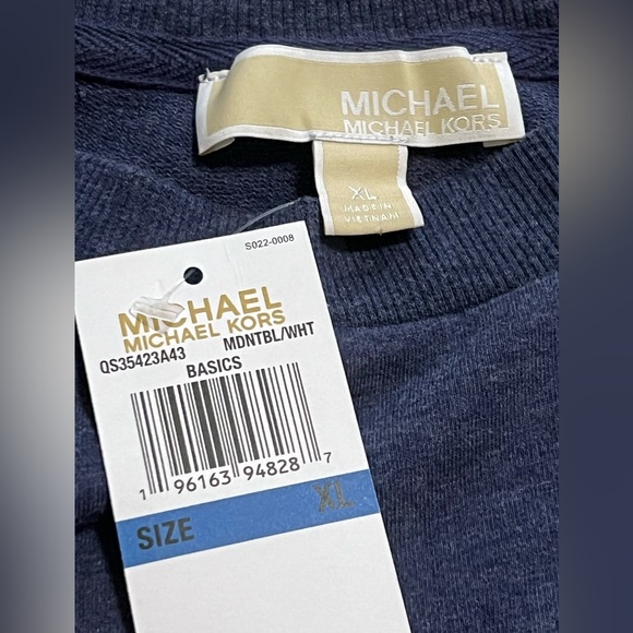 G - Michael Kors Blue Cotton Sweater - Picture 3 of 4